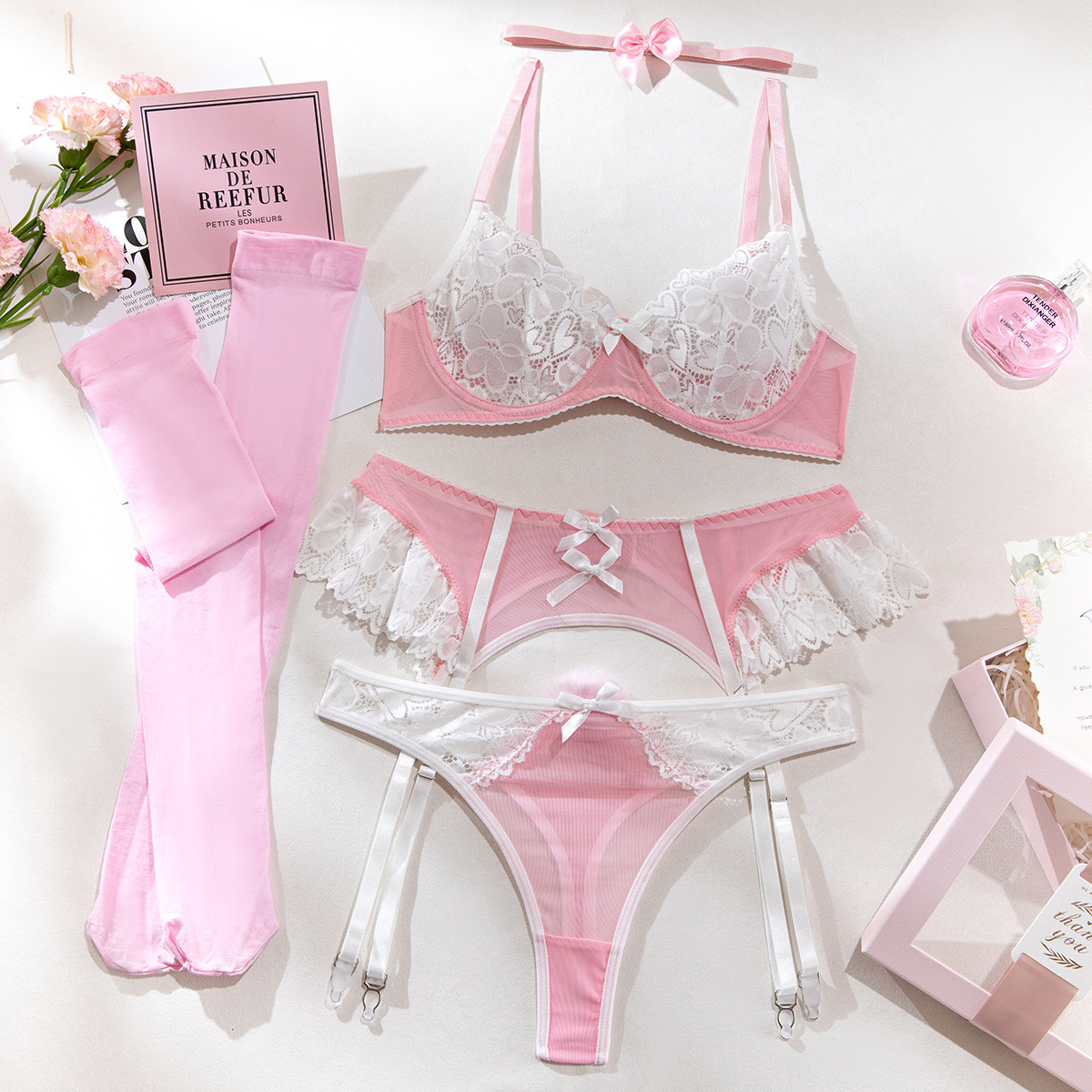 ชุดเสื้อผ้าชั้นในตาข่ายลูกไม้ส - Nursing Bra Clip บทวิจารณ์และราคา