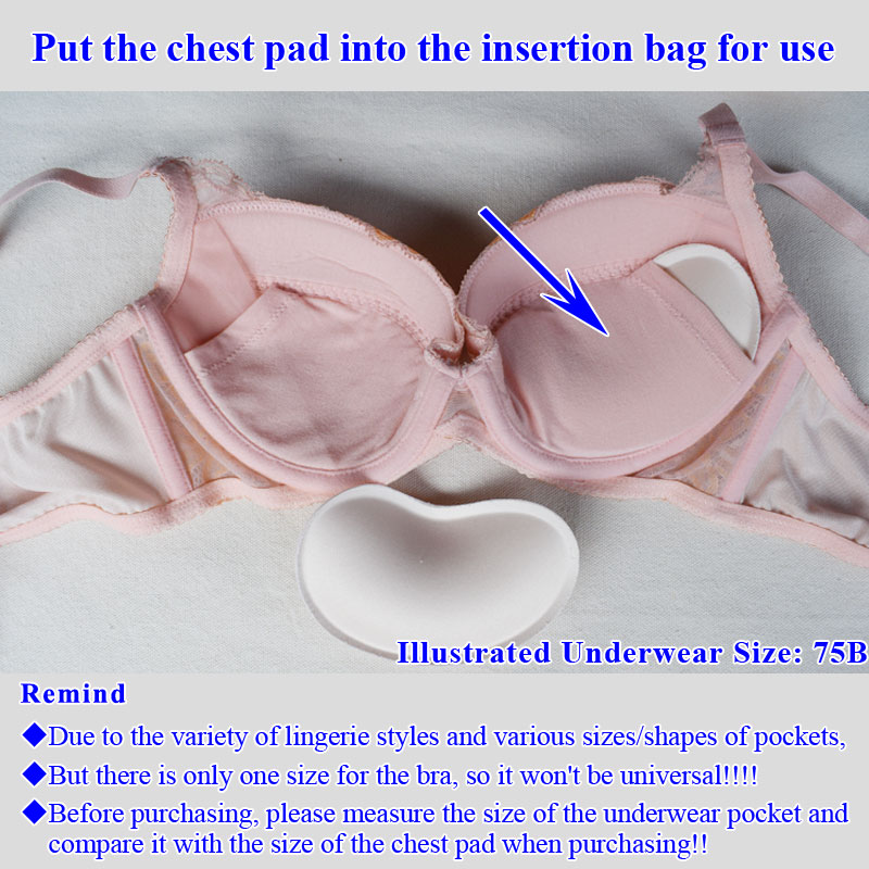 Pad Bra ด้านใน Pad ใส่ชิ้นสุภา - Push Up Bra Silicone บทวิจารณ์และราคา