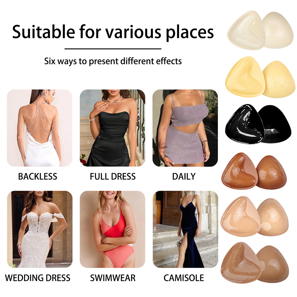 แผ่นเสริมหน้าอก Stickys 2 ด้าน - Push Up Bra Silicone บทวิจารณ์และราคา